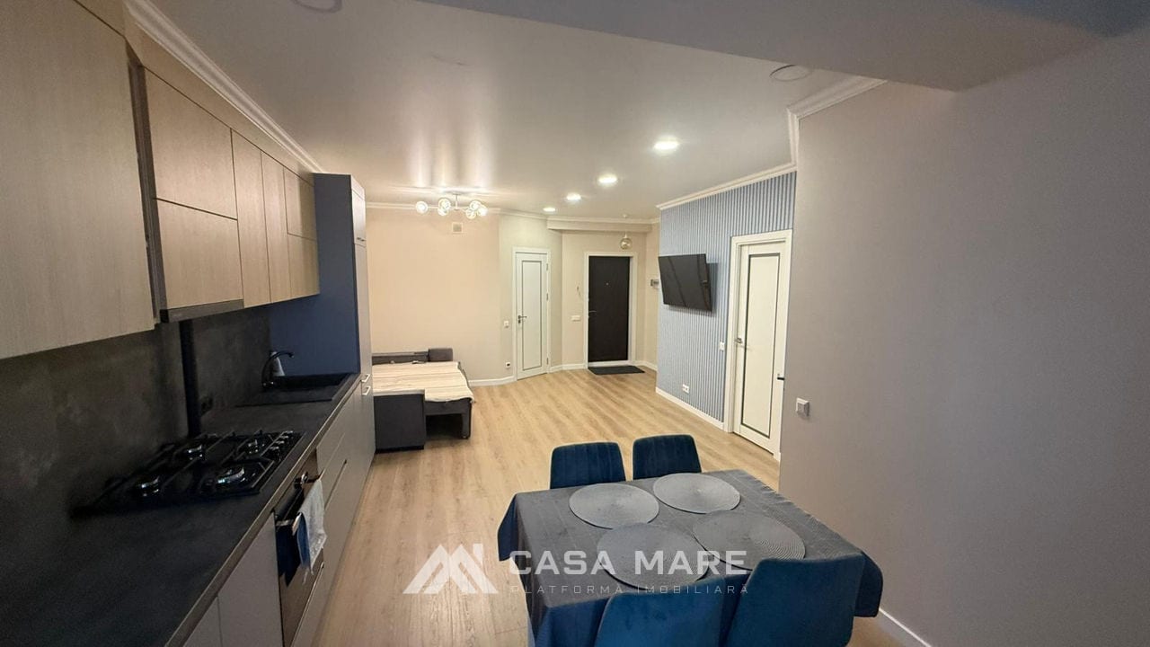 1-комнатная квартира, 55 м², Ботаника, Кишинёв 3