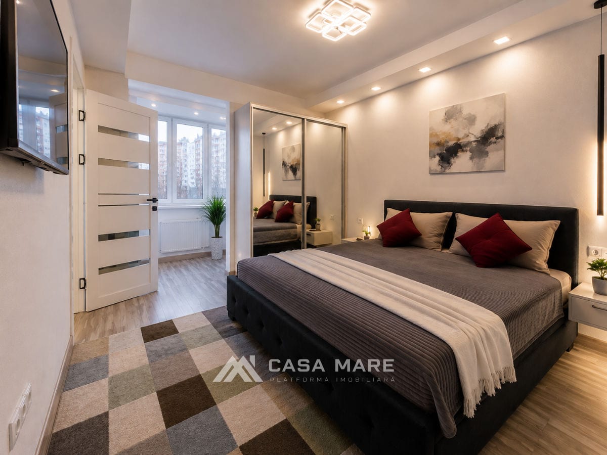 Apartament cu 2 camere, 59 m², Telecentru, Chișinău 1