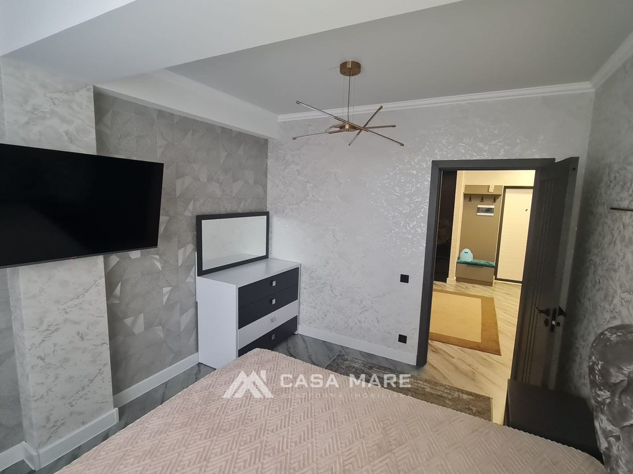1-комнатная квартира, 55 м², Центр, Кишинёв 3