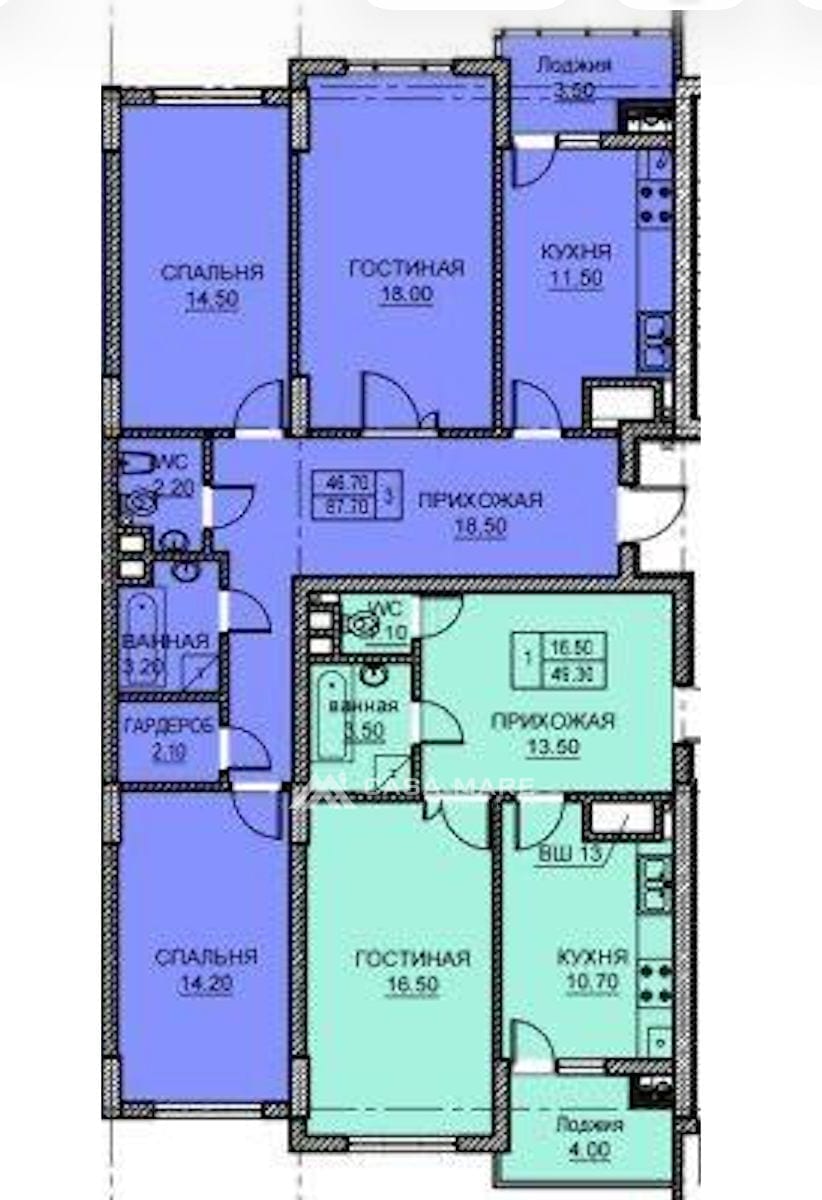 Apartament cu 5 camere, 140 m², Buiucani, Chișinău 15