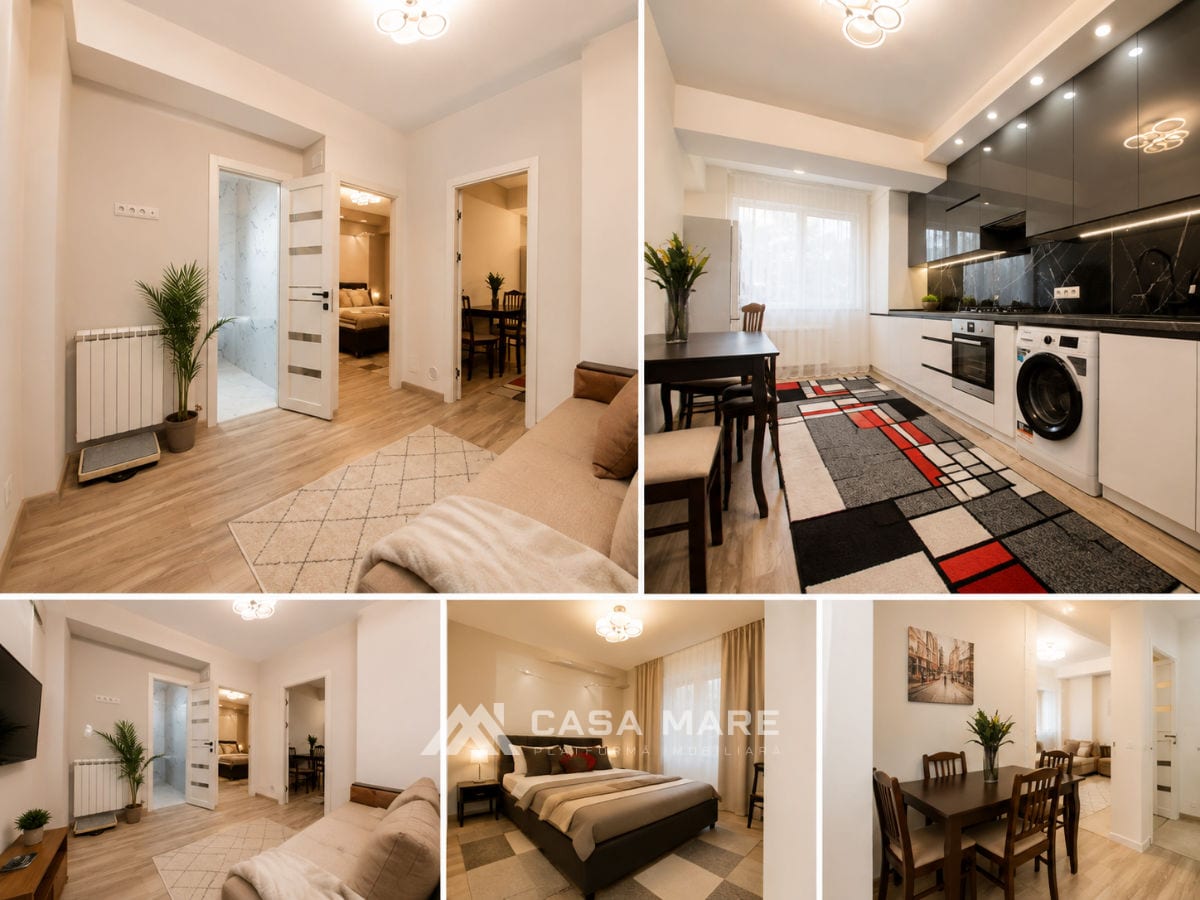 2-комнатная квартира, 59 м², Телецентр, Кишинёв 2