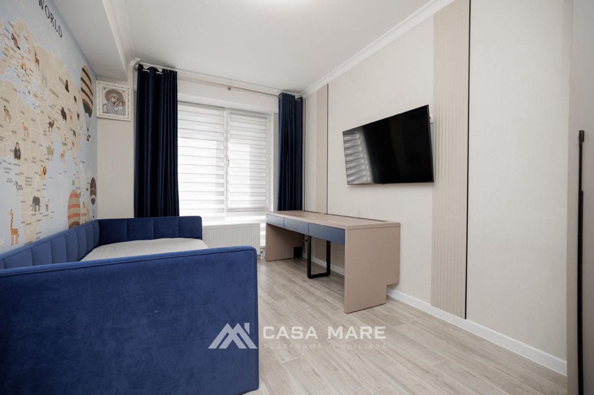 2-комнатная квартира, 66 м², Чеканы, Кишинёв 5