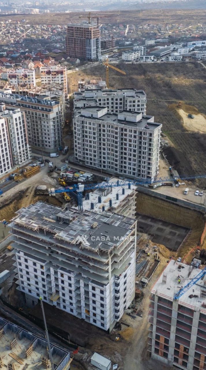 2-комнатная квартира, 75 м², Дурлешты 4