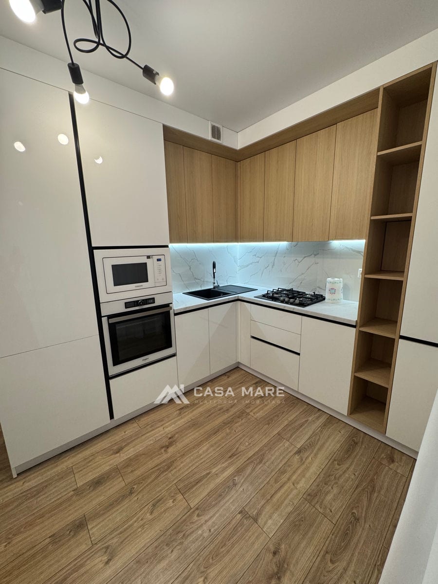1-комнатная квартира, 46 м², Рышкановка, Кишинёв 6