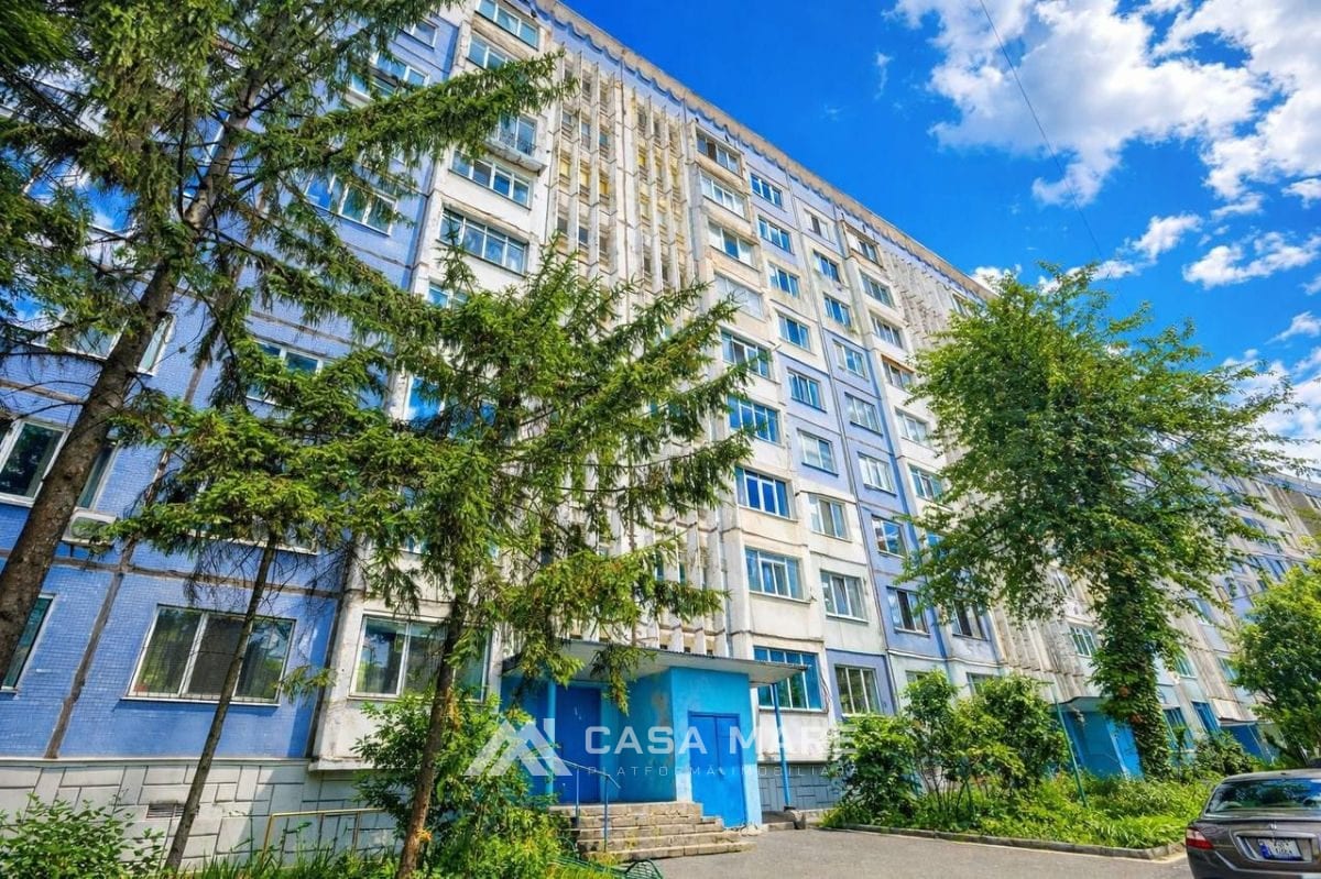 3-комнатная квартира, 74 м², Ботаника, Кишинёв 10