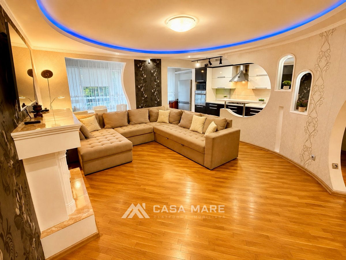 4-комнатная квартира, 120 м², Центр, Кишинёв 2