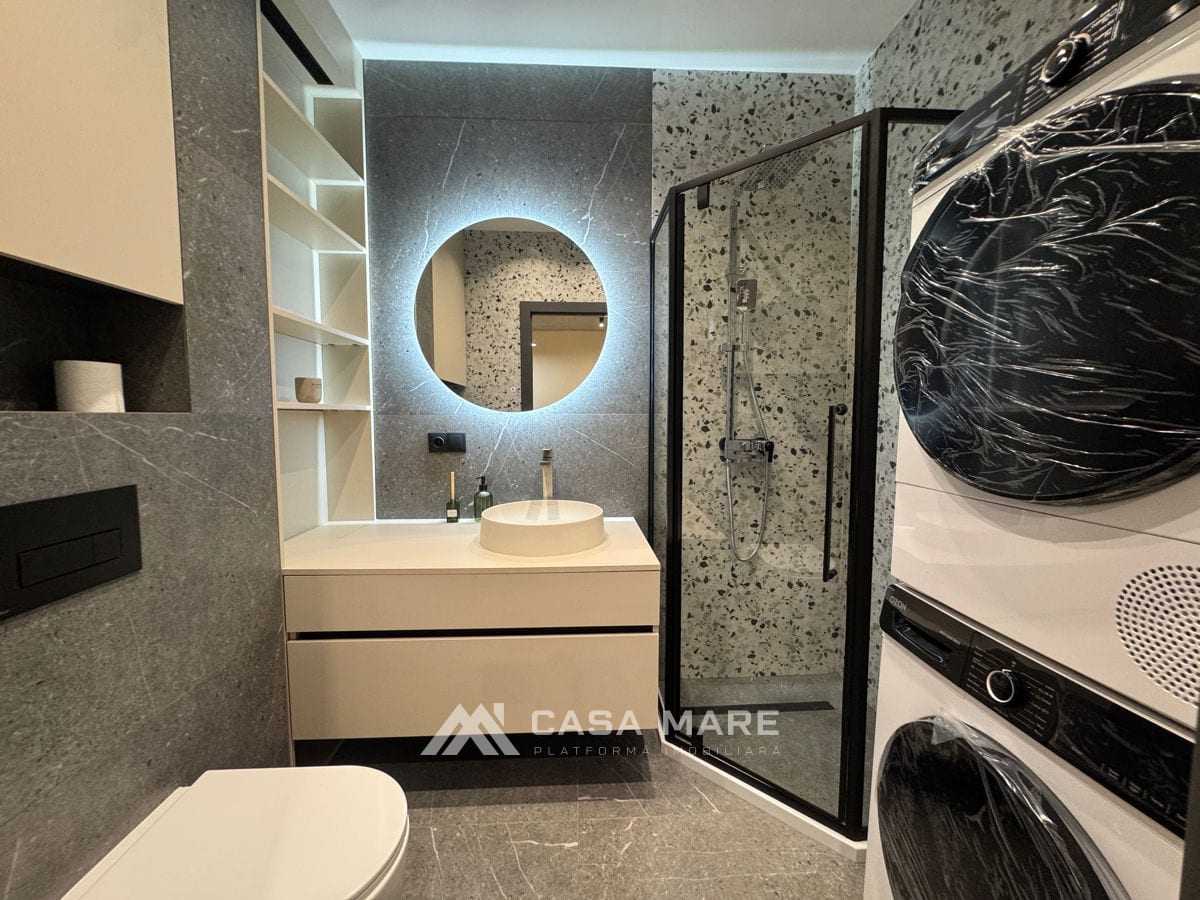 1-комнатная квартира, 51 м², Чеканы, Кишинёв 9