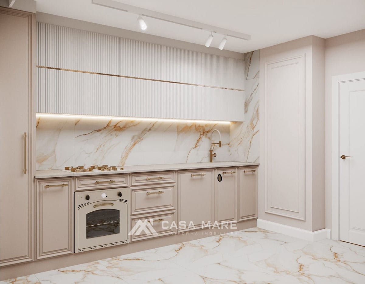 2-комнатная квартира, 68 м², Чеканы, Кишинёв 3