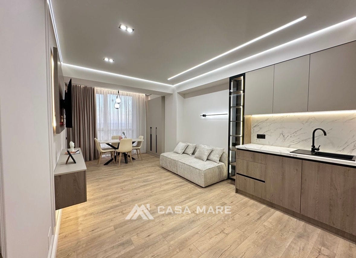 1-комнатная квартира, 49 м², Телецентр, Кишинёв 4