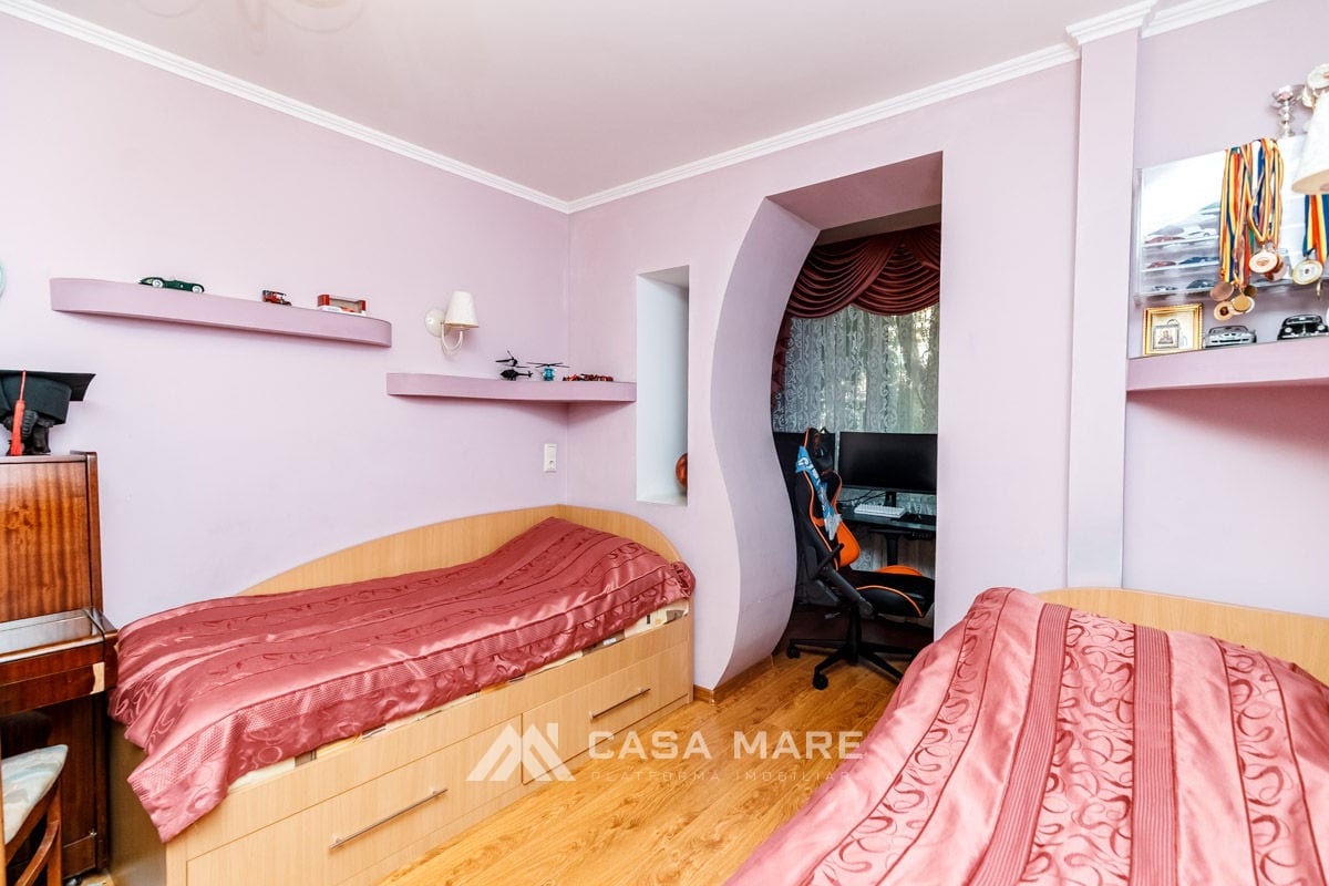 2-комнатная квартира, 67 м², Рышкановка, Кишинёв 6