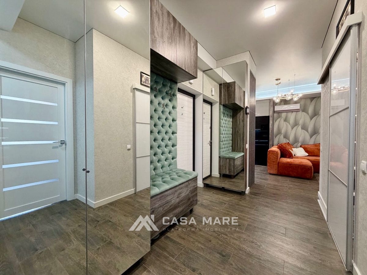 2-комнатная квартира, 85 м², Рышкановка, Кишинёв 9