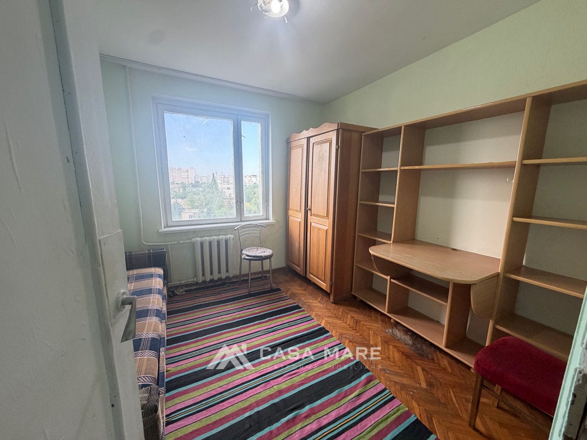 3-комнатная квартира, 80 м², Чеканы, Кишинёв 3