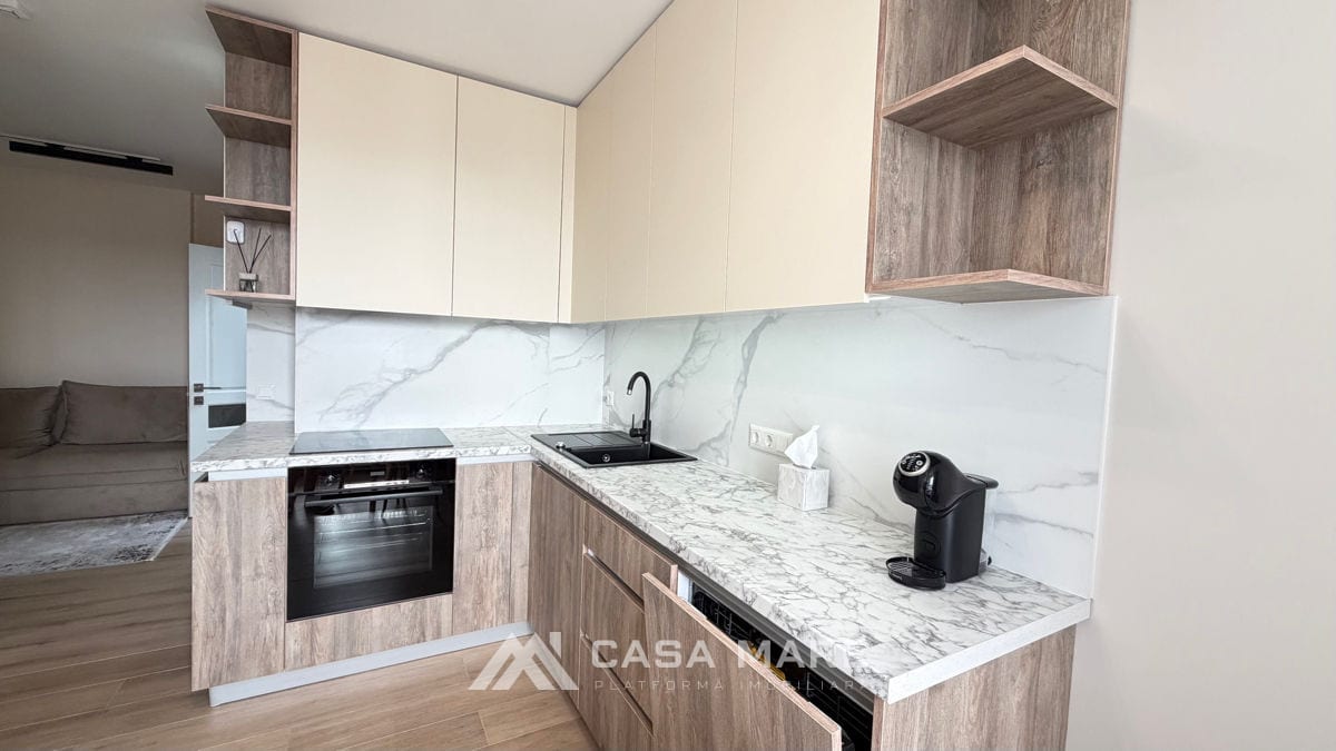 1-комнатная квартира, 42 м², Рышкановка, Кишинёв 5
