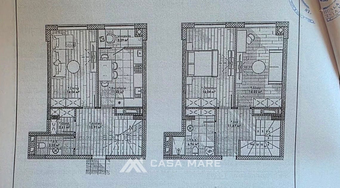 3-комнатная квартира, 100 м², Рышкановка, Кишинёв 1