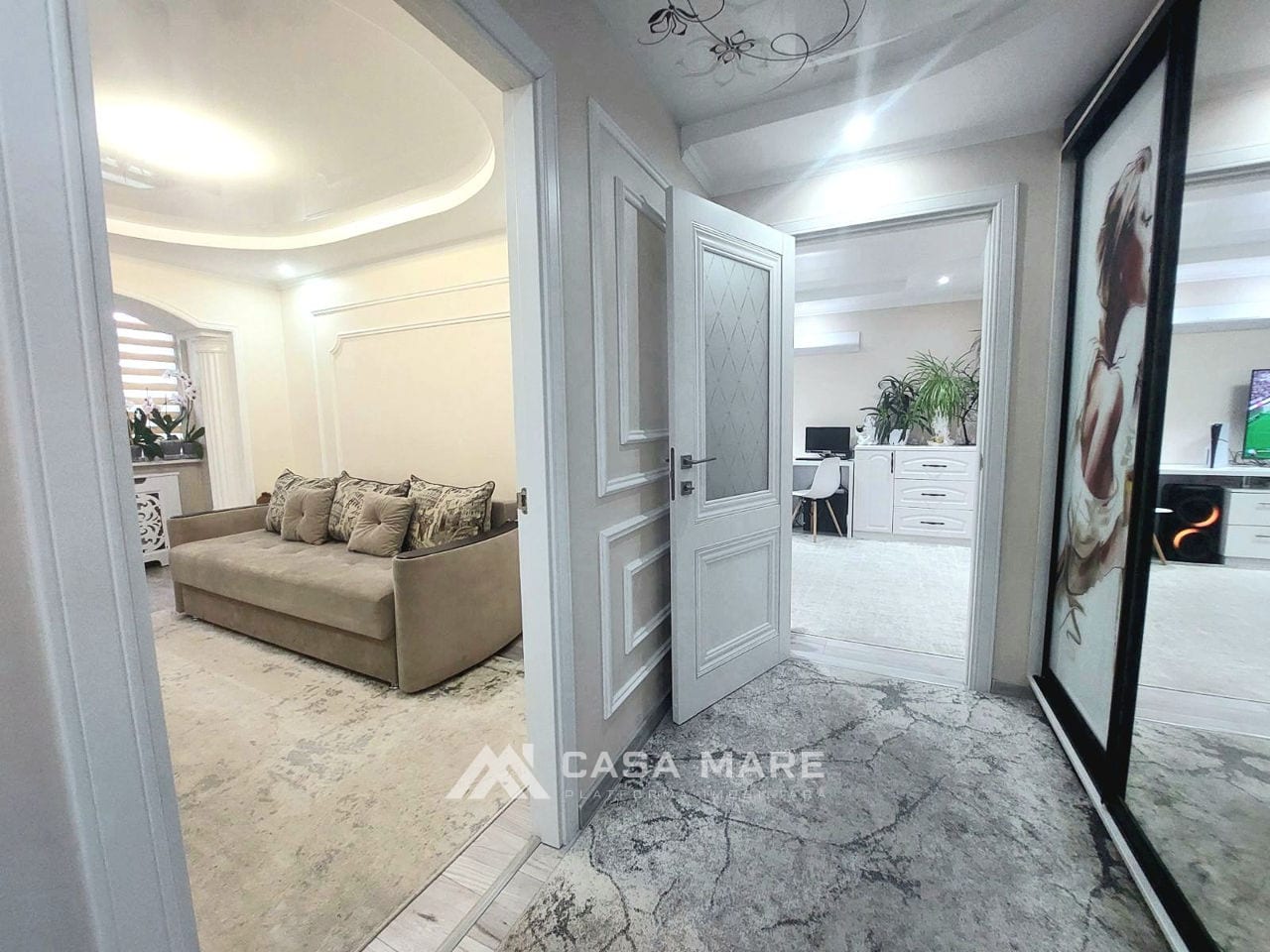2-комнатная квартира, 50 м², Телецентр, Кишинёв 5