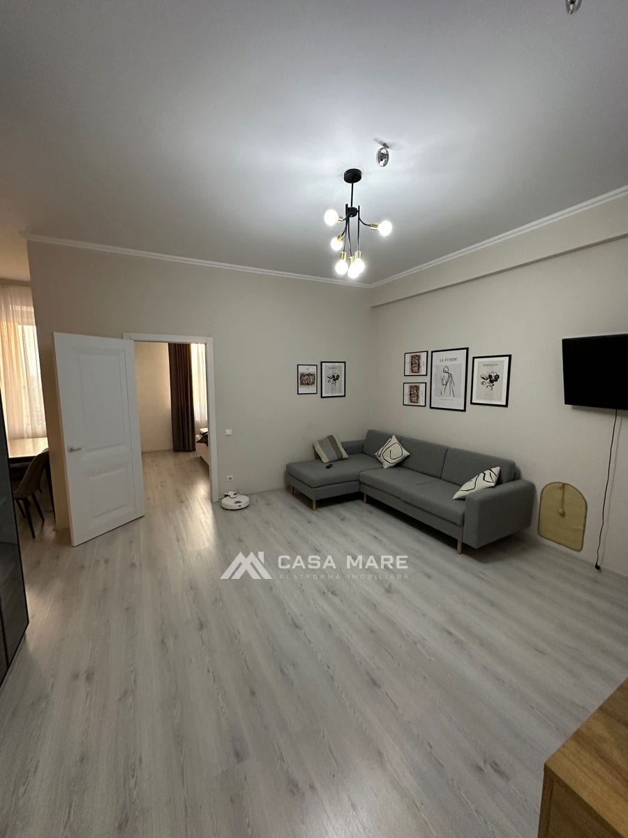 1-комнатная квартира, 52 м², Ботаника, Кишинёв 4
