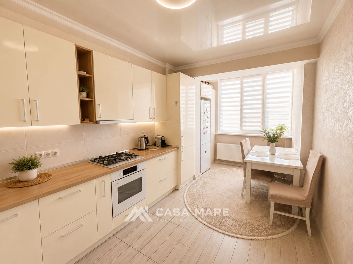 2-комнатная квартира, 76 м², Телецентр, Кишинёв 3