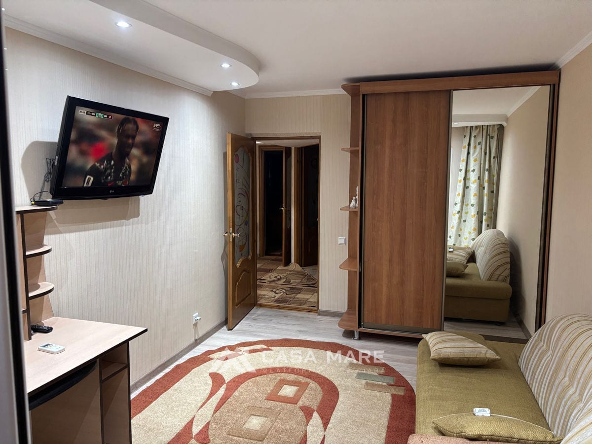 2-комнатная квартира, 53 м², Чеканы, Кишинёв 3