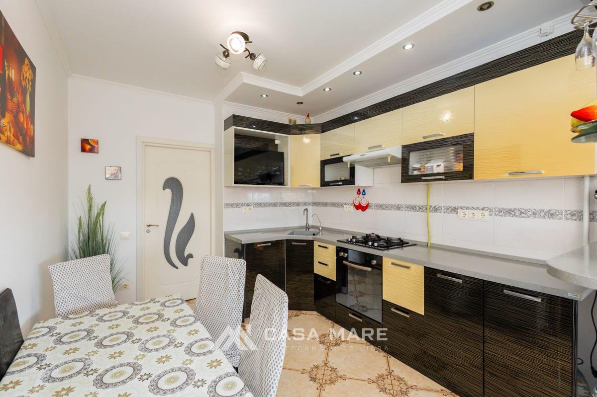 3-комнатная квартира, 75 м², Ботаника, Кишинёв 2
