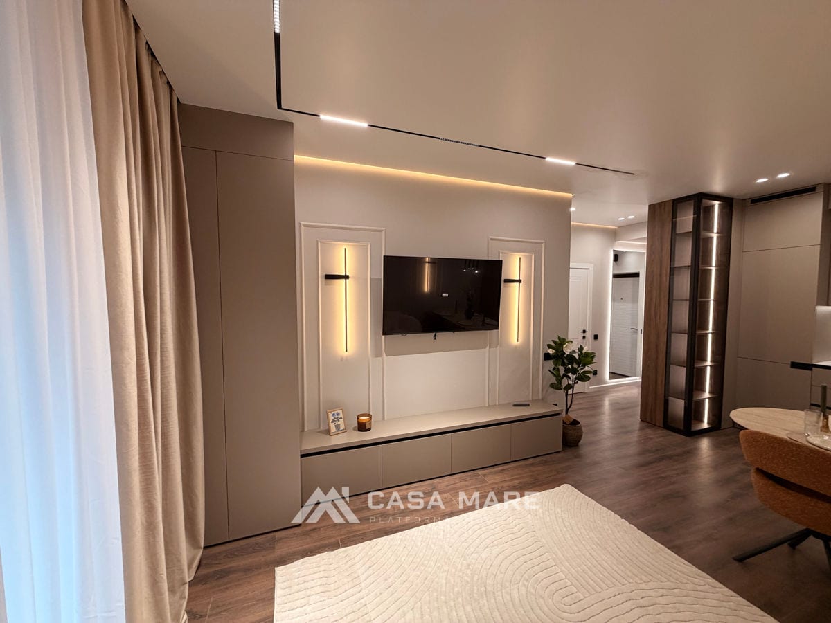 1-комнатная квартира, 48 м², Рышкановка, Кишинёв 6