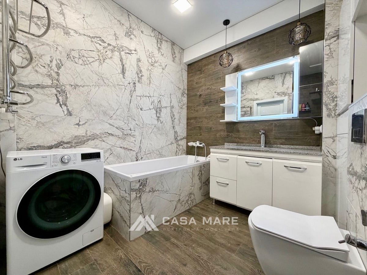 2-комнатная квартира, 85 м², Рышкановка, Кишинёв 8
