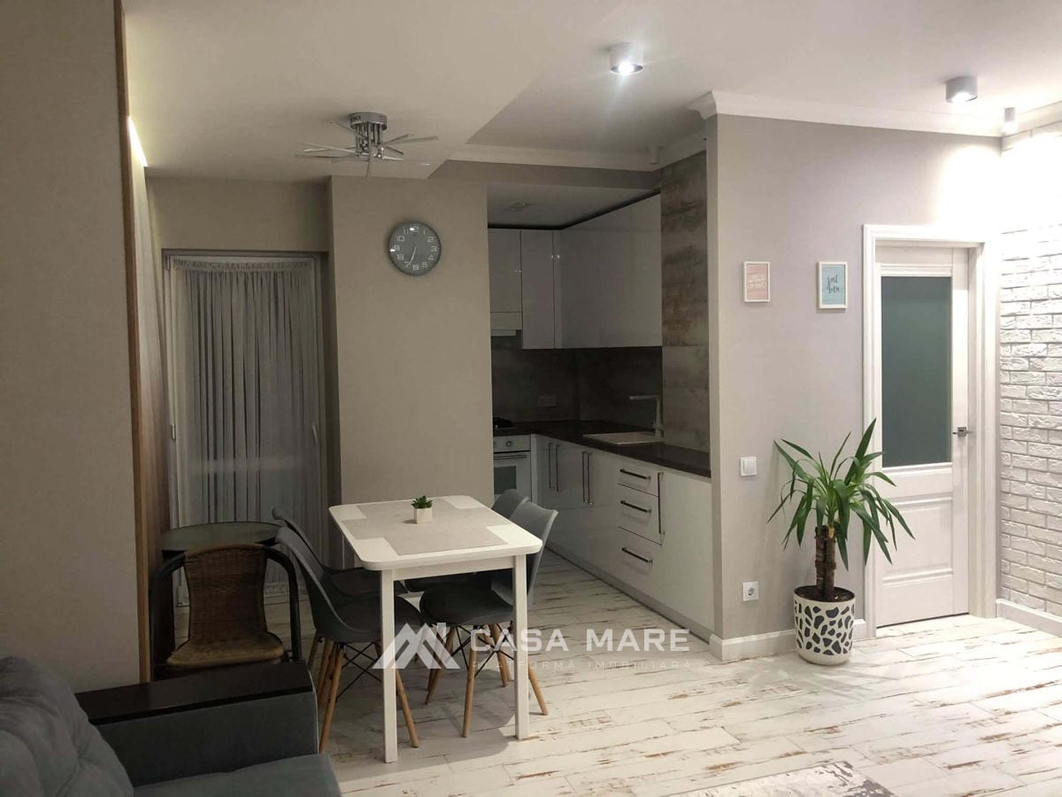 1-комнатная квартира, 47 м², Рышкановка, Кишинёв 6