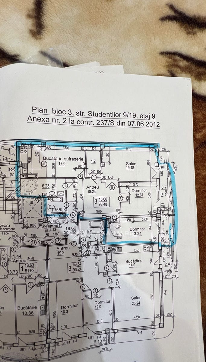 3-комнатная квартира, 106 м², Рышкановка, Кишинёв 10
