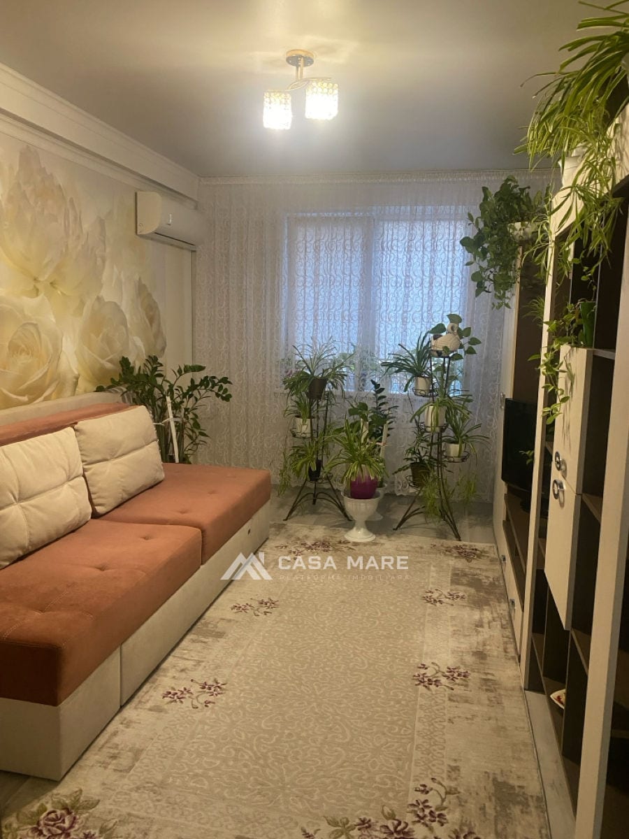 1-комнатная квартира, 39 м², Ботаника, Кишинёв 2