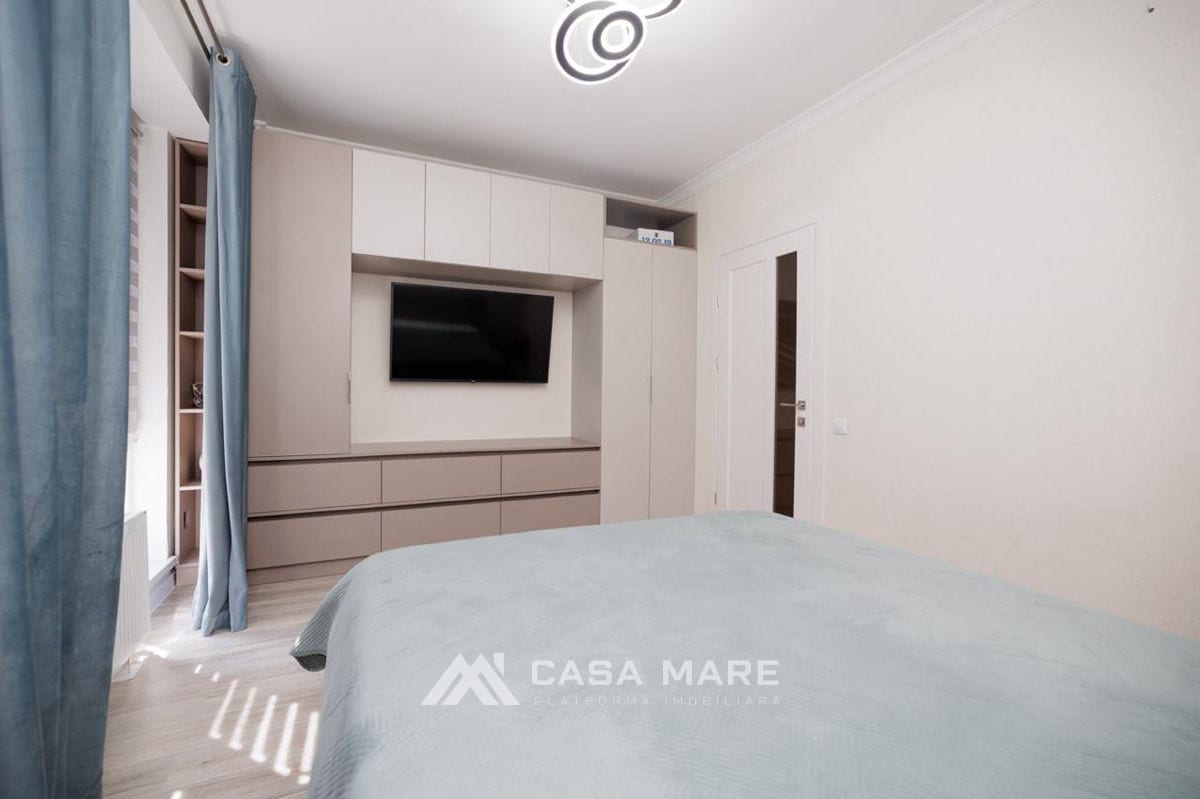 2-комнатная квартира, 66 м², Чеканы, Кишинёв 3