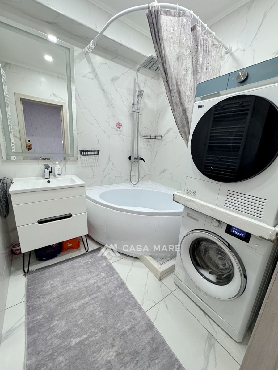 2-комнатная квартира, 76 м², Телецентр, Кишинёв 4