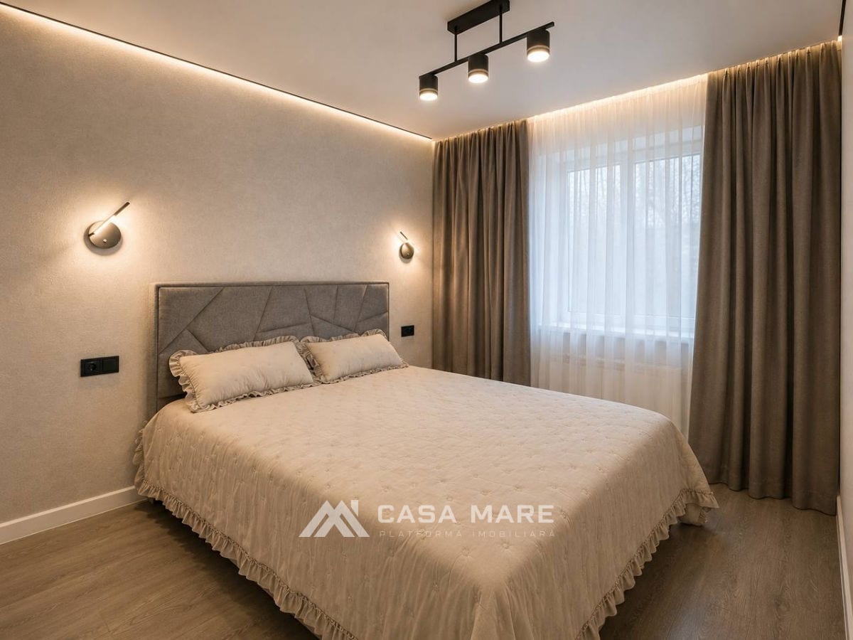 Apartament cu 2 camere, 50 m², Buiucani, Chișinău 2