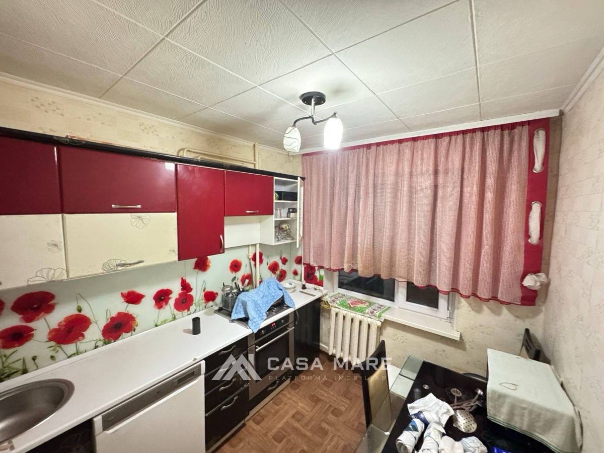 1-комнатная квартира, 42 м², Чеканы, Кишинёв 3