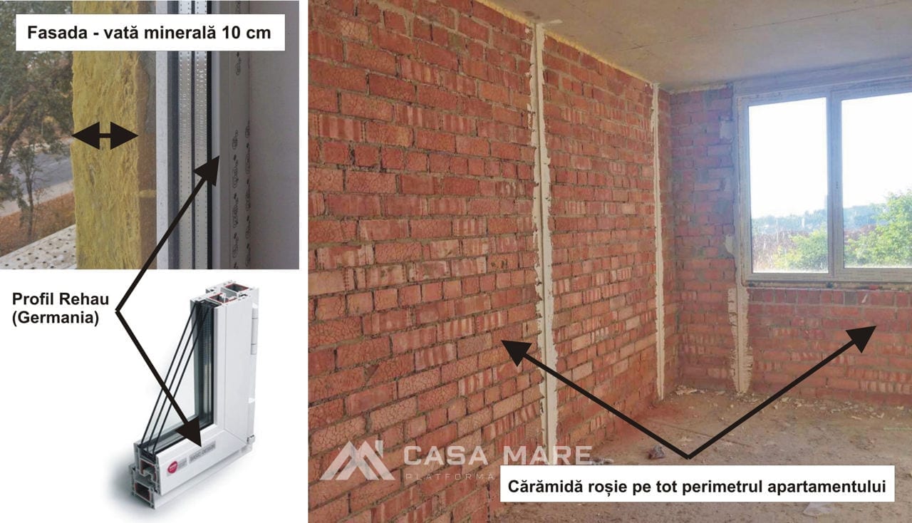 Apartament cu 2 camere, 54 m², Botanica, Chișinău 8