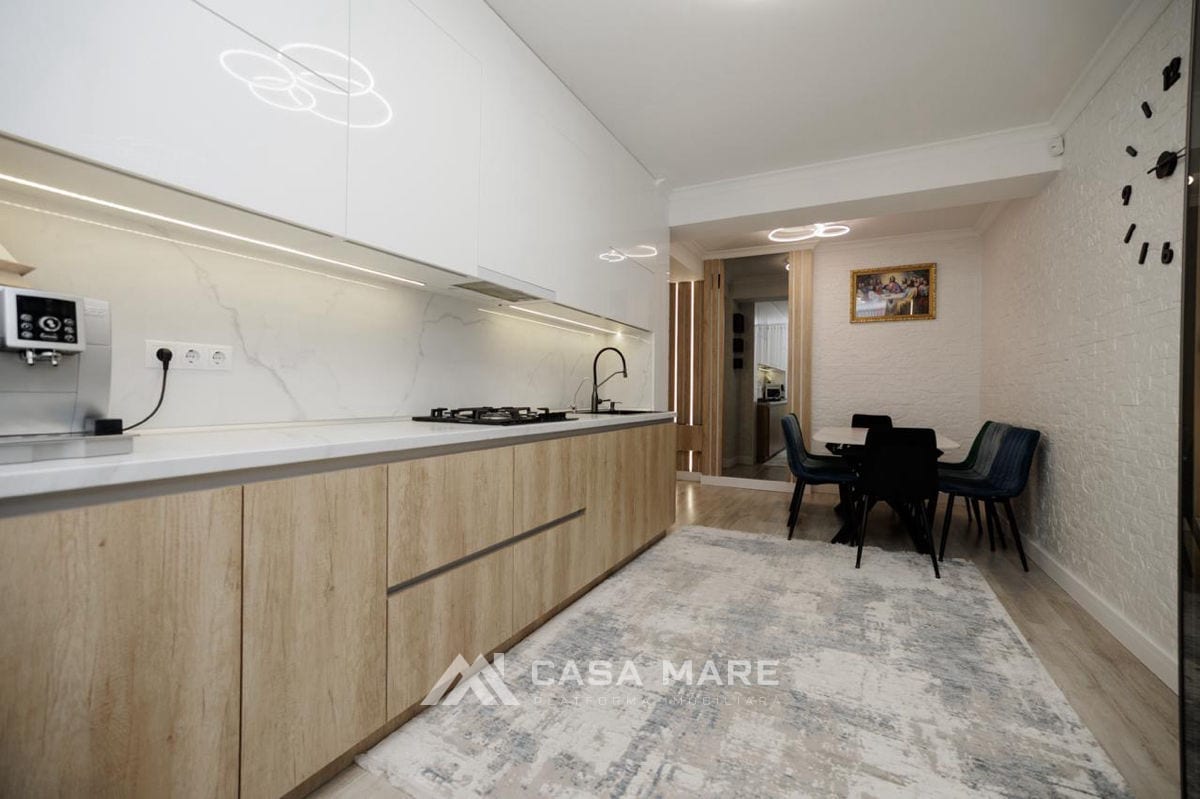 2-комнатная квартира, 66 м², Чеканы, Кишинёв 7