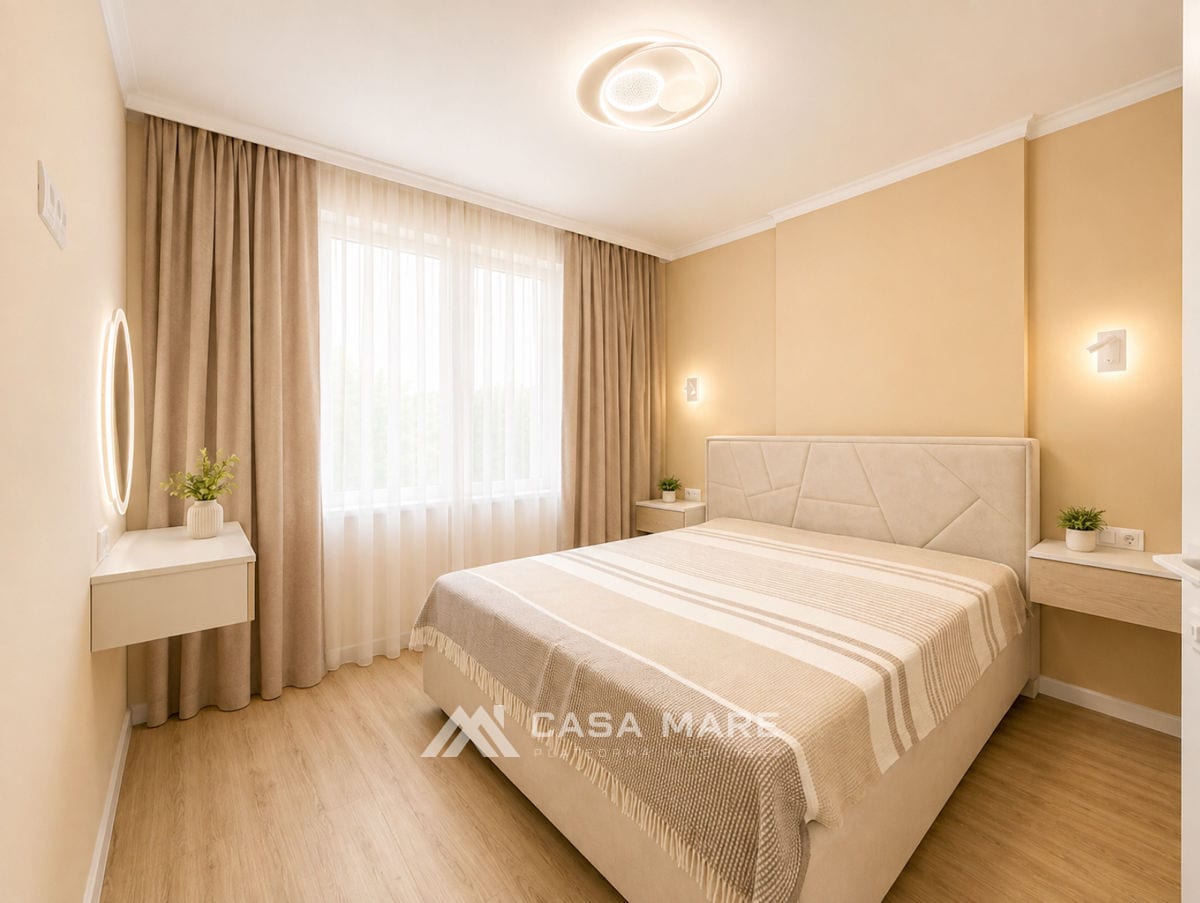 2-комнатная квартира, 46 м², Ботаника, Кишинёв 4