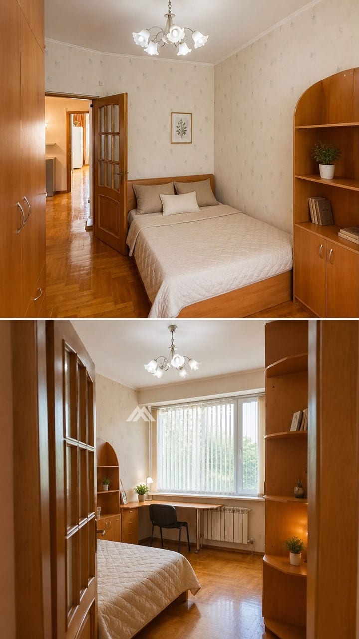 3-комнатная квартира, 80 м², Рышкановка, Кишинёв 1