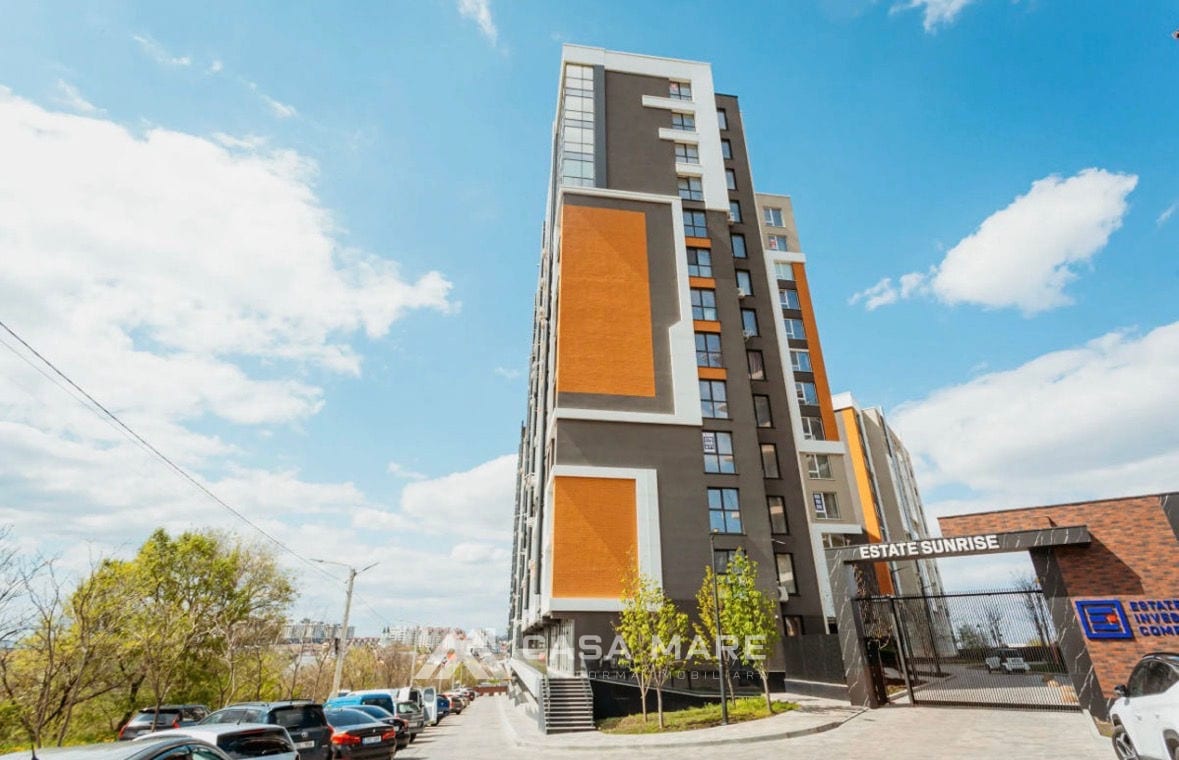 1-комнатная квартира, 53 м², Телецентр, Кишинёв 1
