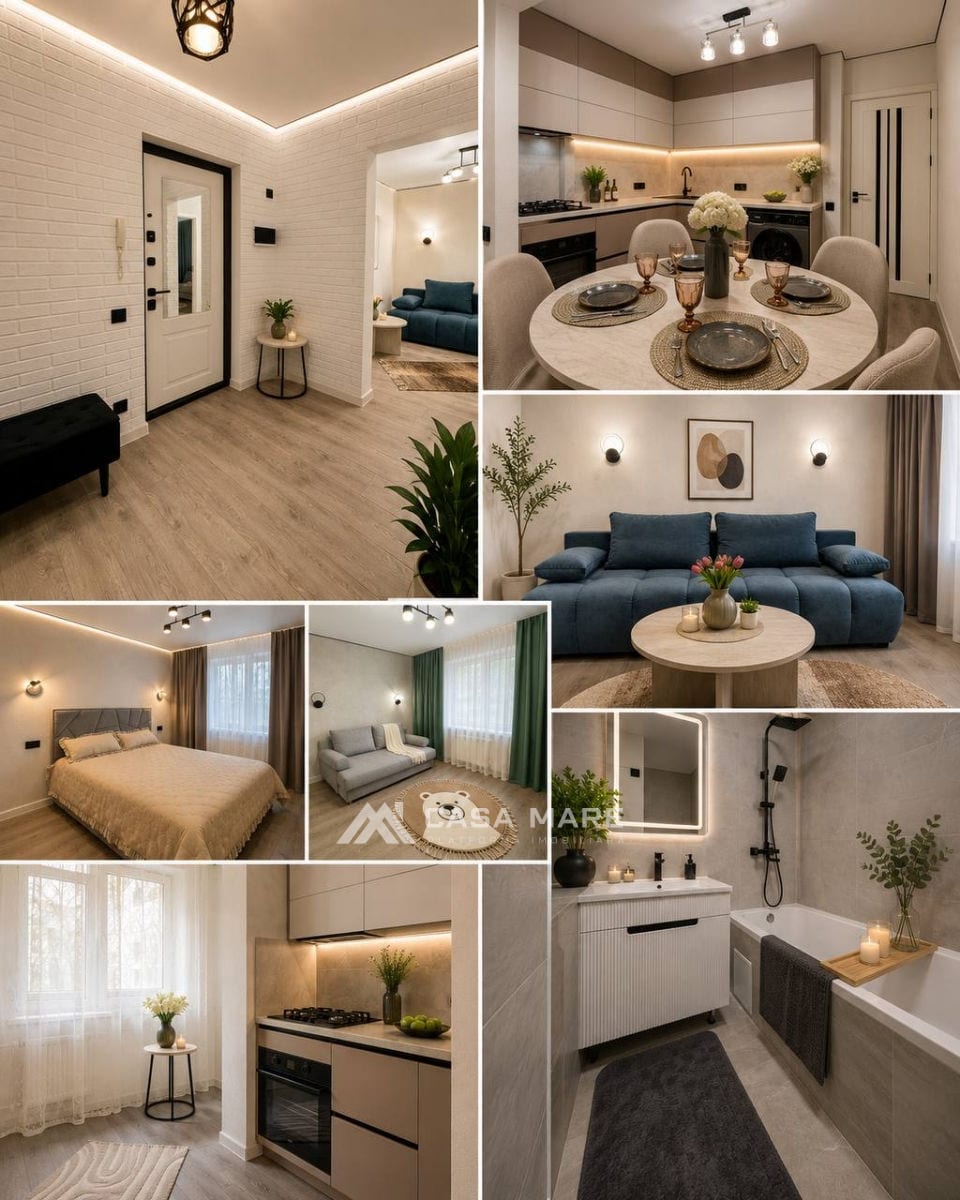Apartament cu 2 camere, 50 m², Buiucani, Chișinău 9
