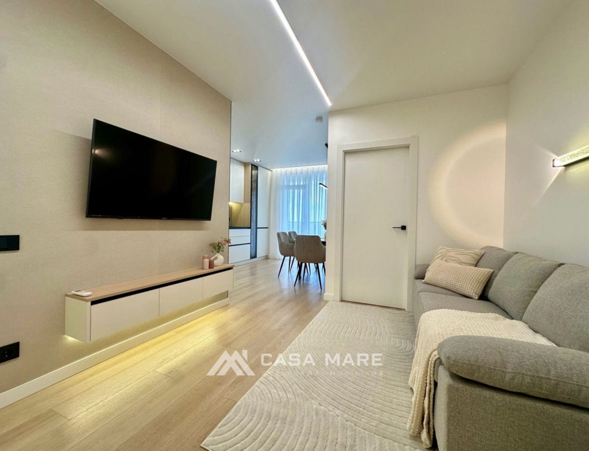 Apartament cu 1 cameră, 44 m², Durlești 2