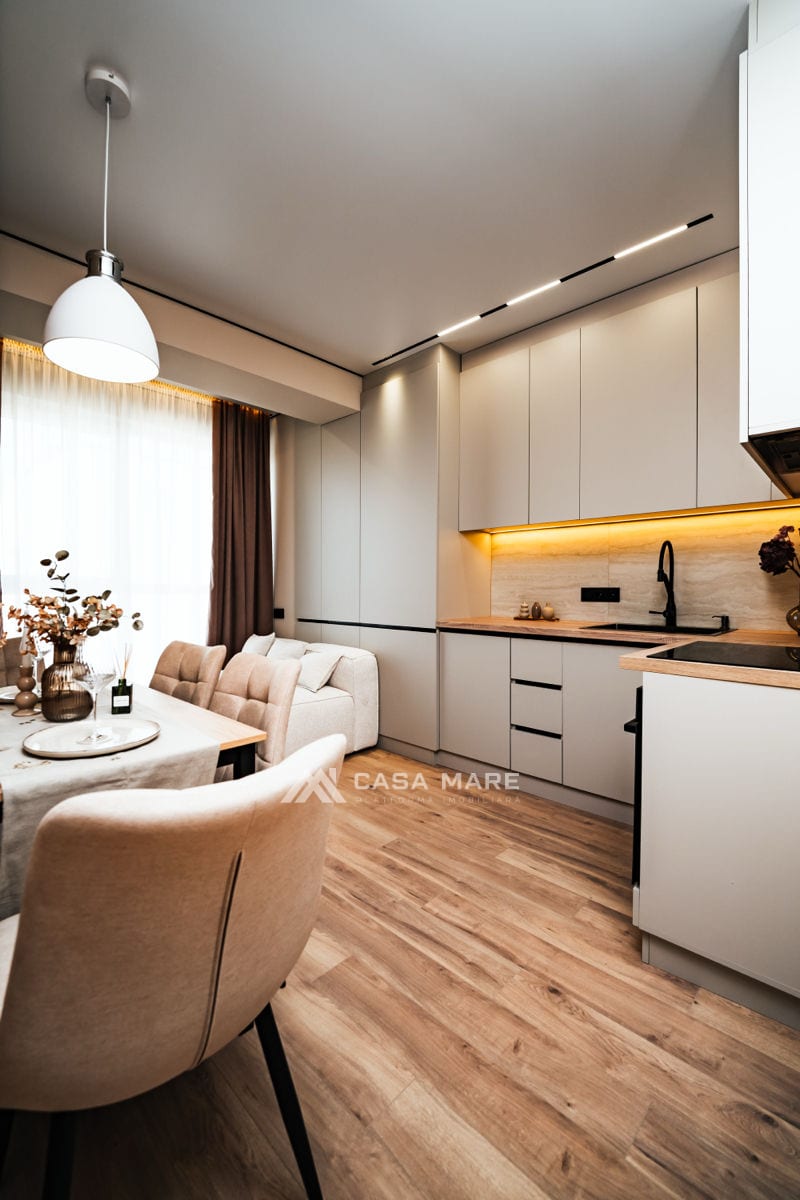 1-комнатная квартира, 38 м², Ботаника, Кишинёв 10