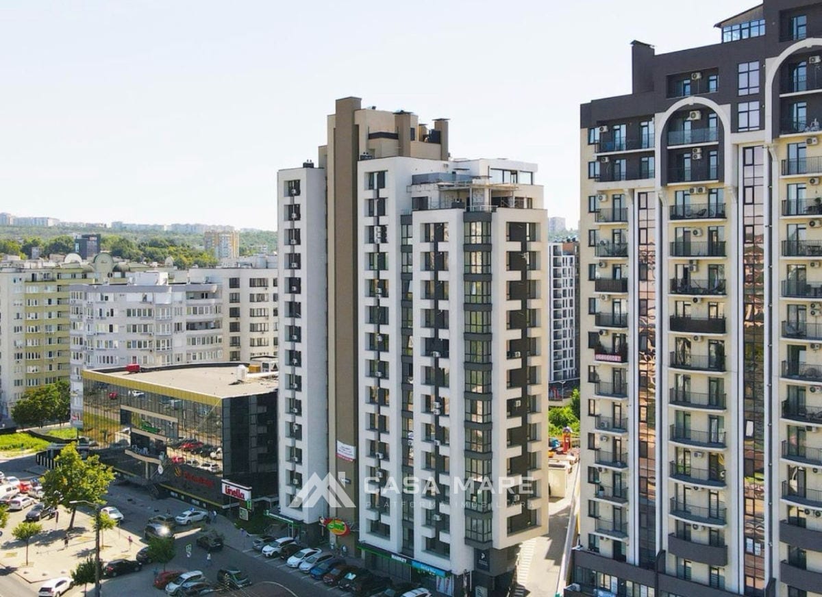 1-комнатная квартира, 42 м², Рышкановка, Кишинёв 10