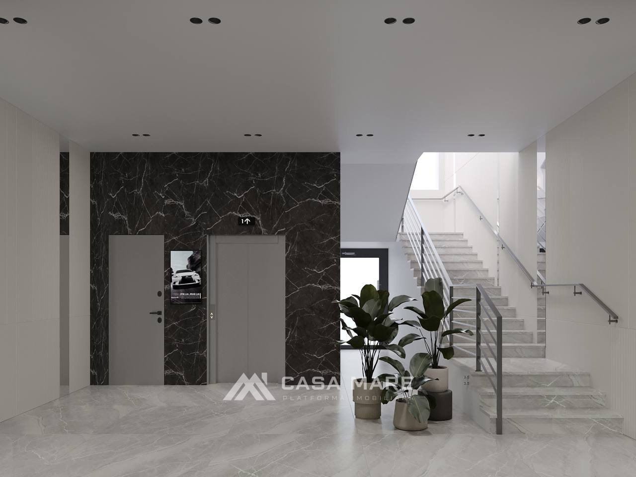 1-комнатная квартира, 50 м², Аэропорт, Кишинёв 5
