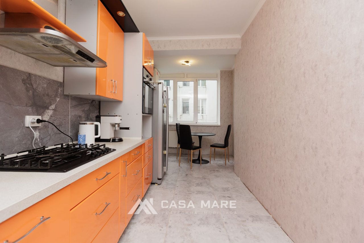 2-комнатная квартира, 52 м², Телецентр, Кишинёв 4