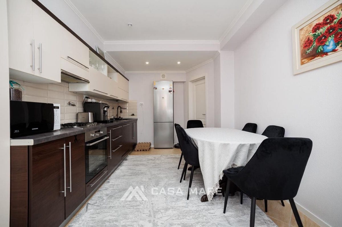 3-комнатная квартира, 99 м², Чеканы, Кишинёв 6