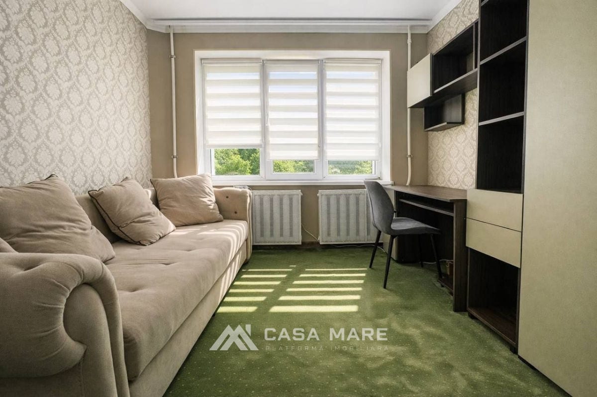 3-комнатная квартира, 74 м², Ботаника, Кишинёв 2