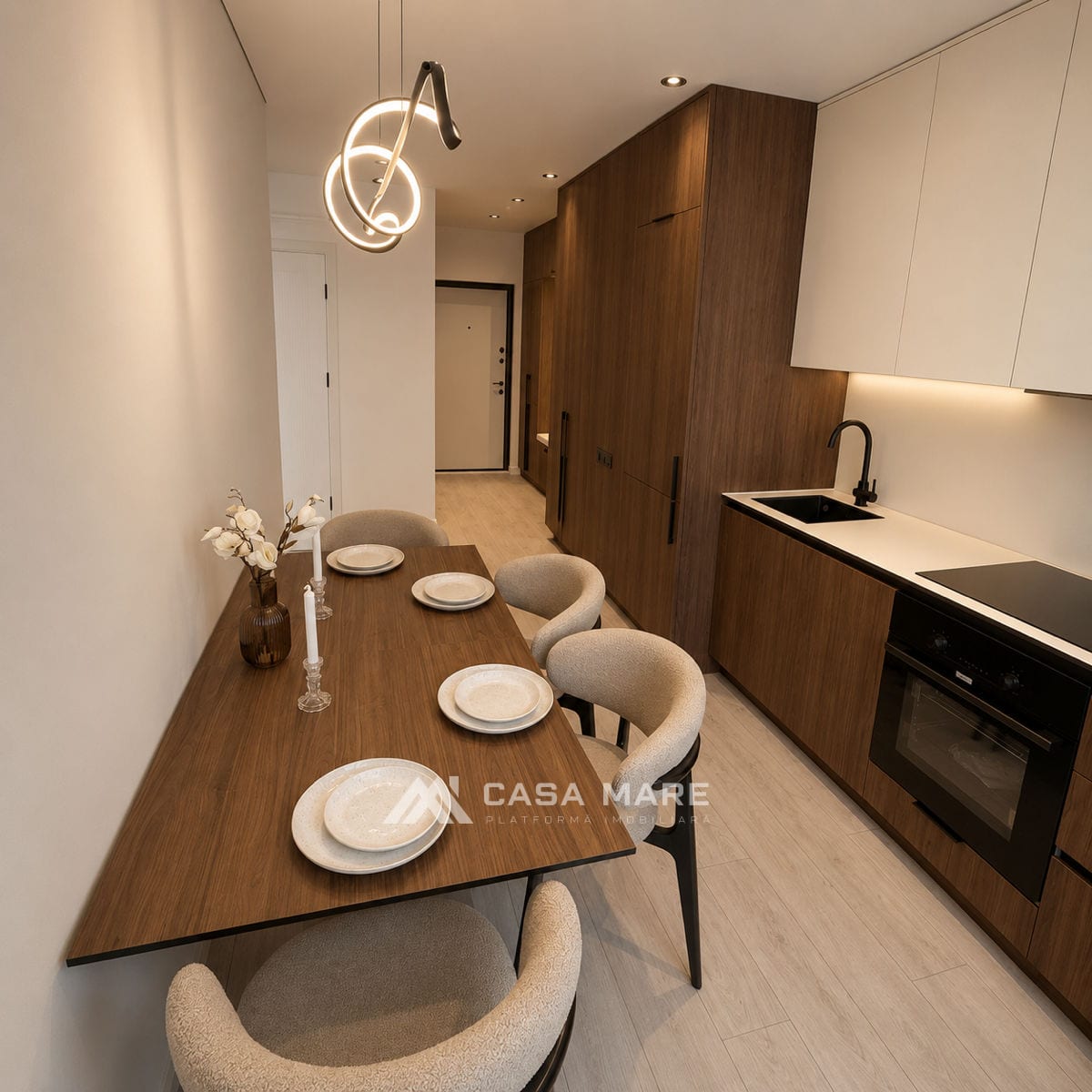 Apartament cu 2 camere, 53 m², Codru 6