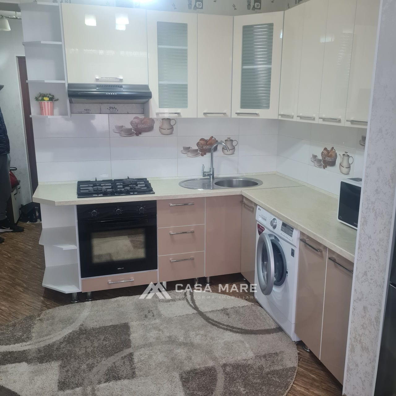 1-комнатная квартира, 34 м², Чеканы, Кишинёв 1