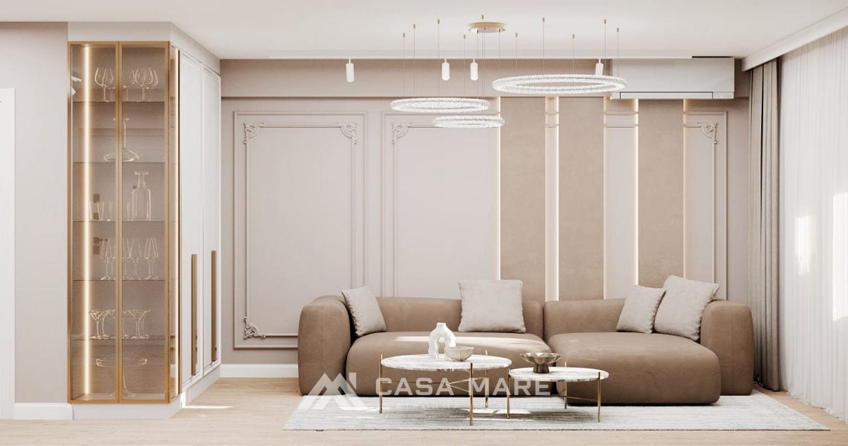 2-комнатная квартира, 68 м², Чеканы, Кишинёв 2