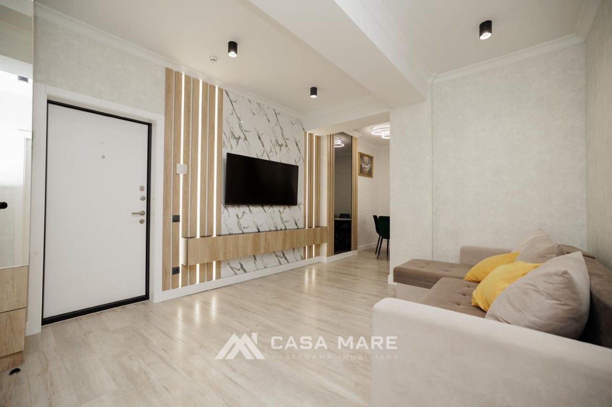 2-комнатная квартира, 66 м², Чеканы, Кишинёв 1