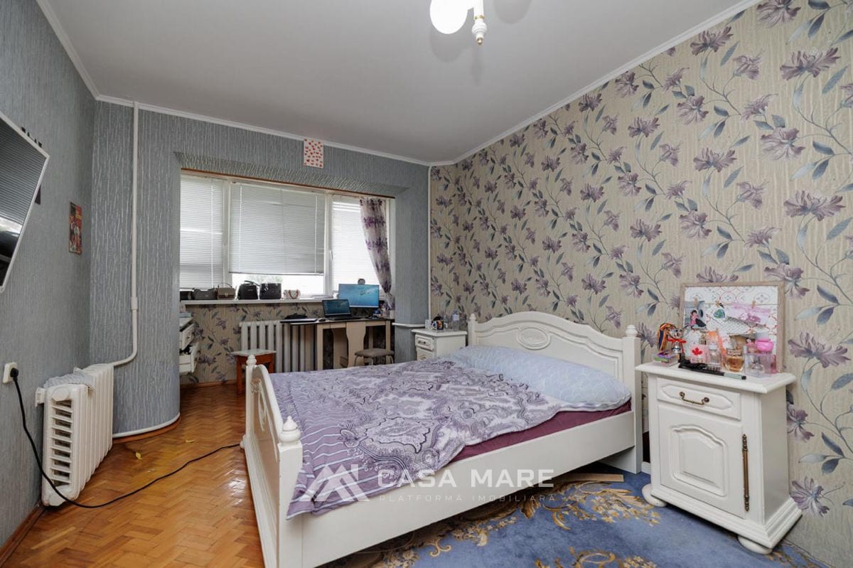 3-комнатная квартира, 71 м², Ботаника, Кишинёв 6